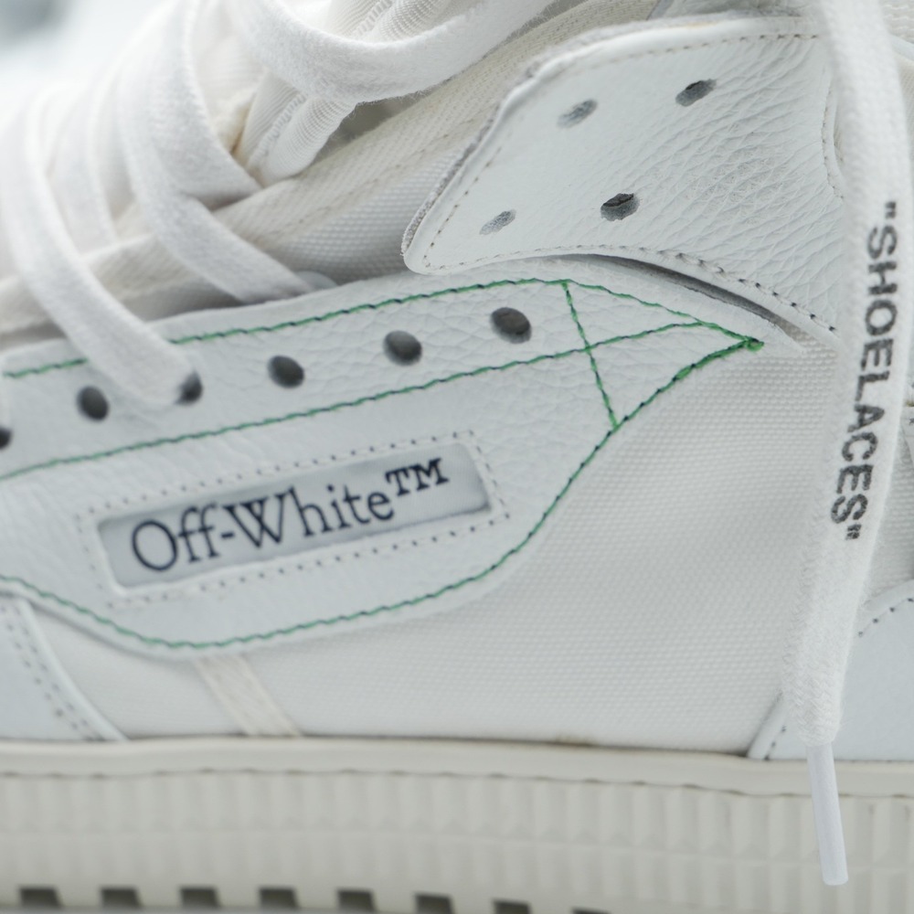 Off-White Off-Court 3.0 High Top Sneakers White Leather Mens Size 45 Made Italy - Picture 6 of 15